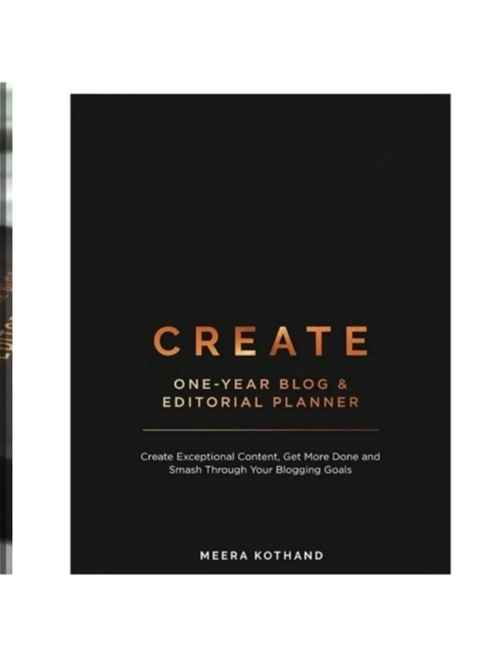 Content planner workbook editorial blogging goals create on year calendar blog